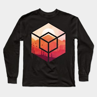 Sunset Mountains Long Sleeve T-Shirt